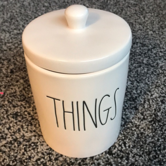 Rae Dunn THINGS jar - Picture 2 of 4